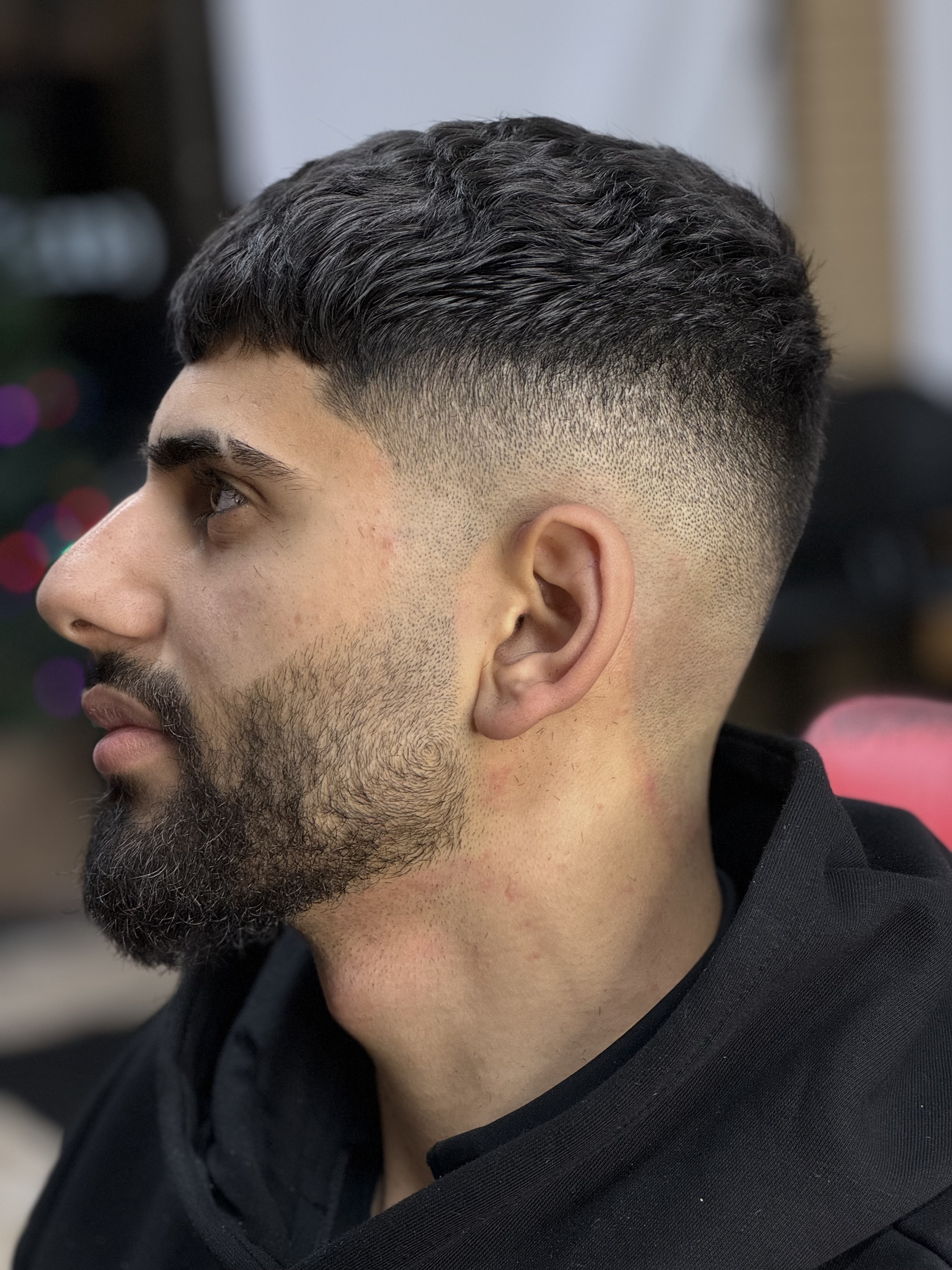 Kids fade with textured top