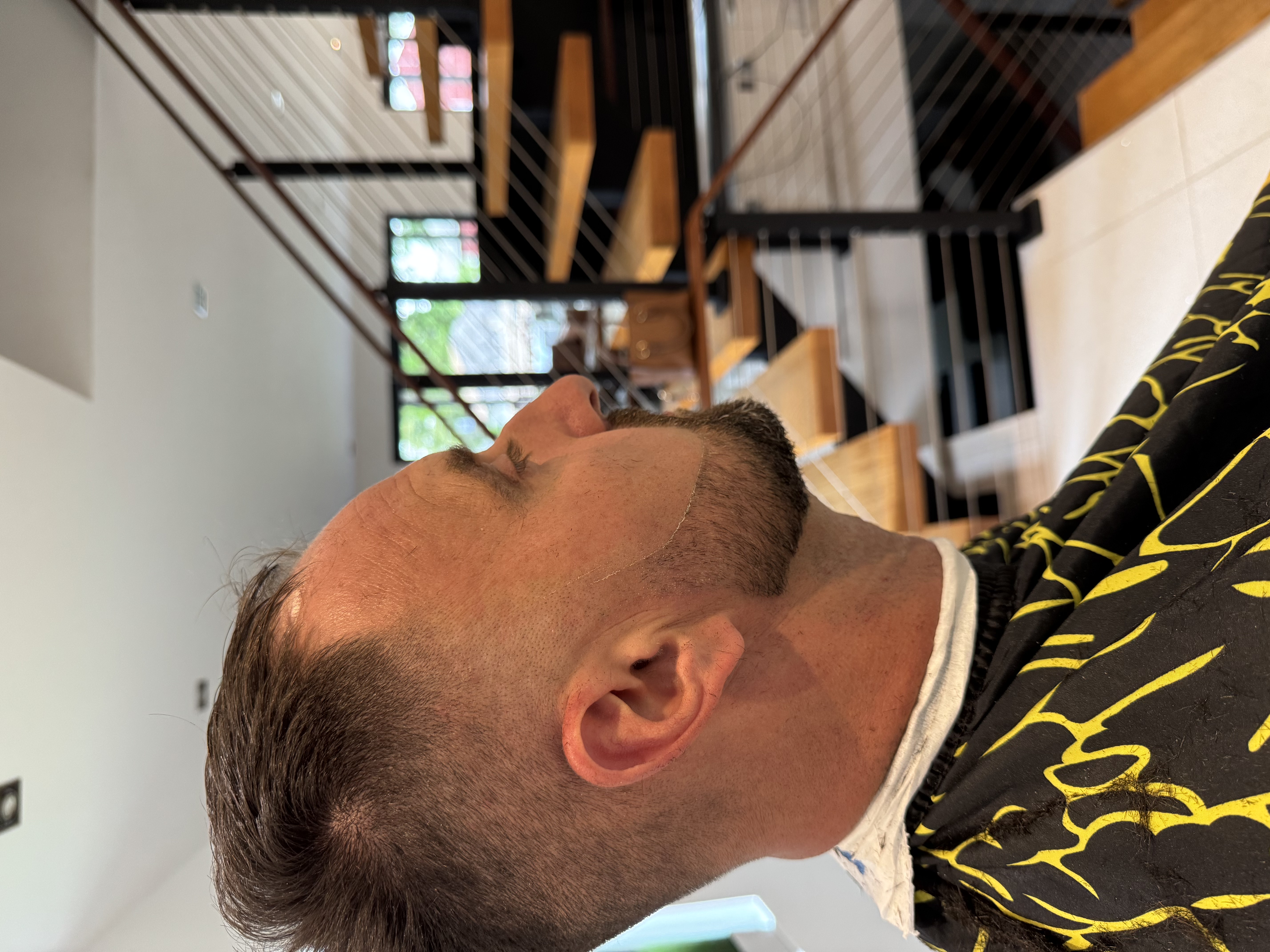 Razor fade with design