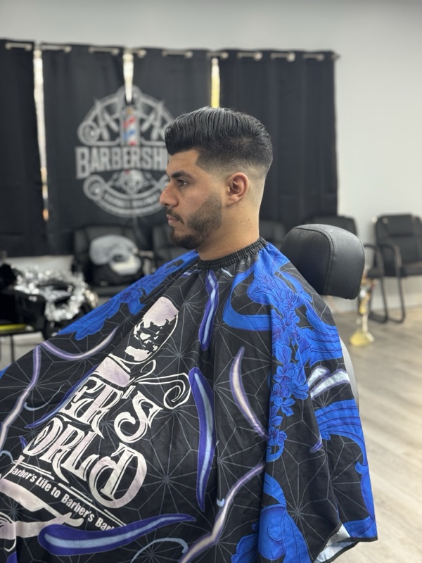 Premium fade with precision styling